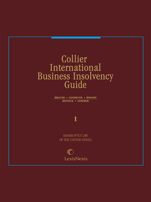 cover image of Collier International Business Insolvency Guide